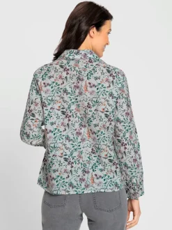 Chemisier motif floral