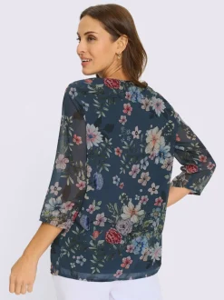 Chemisier motif féminin
