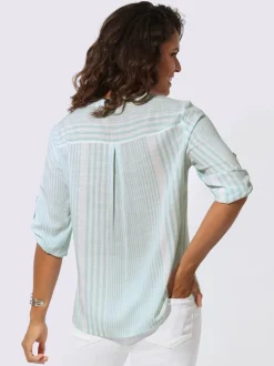 Chemisier rayé avec viscose