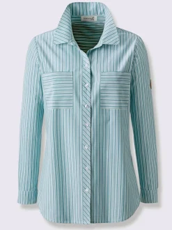 Chemisier rayé 50% coton