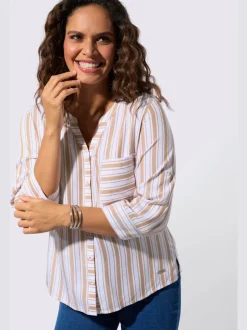 Chemisier rayé pure viscose