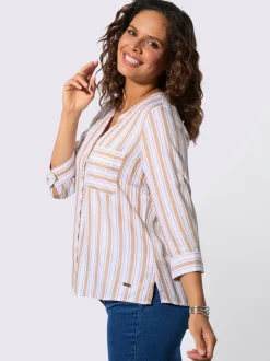 Chemisier rayé pure viscose