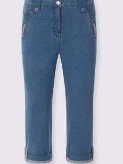 Corsaire en jean 98% coton