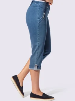 Corsaire en jean 98% coton