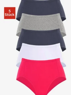 Culotte taille haute lot de 5 slips taille haute