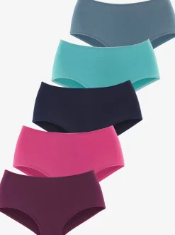 Culotte taille haute lot de 5 slips taille haute lascana