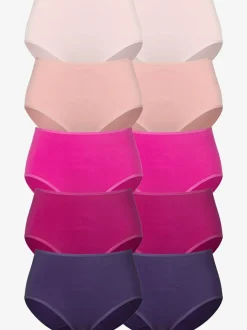 Culotte taille haute lot de 10 slips taille haute pratique