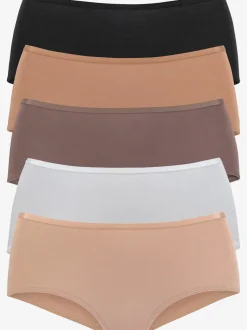 Culotte taille haute lot de 5 slips taille haute vivance
