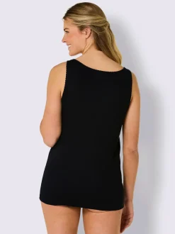 Débardeur côtes fines