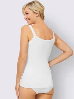 Débardeur dentelle élastique