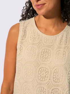 Débardeur en dentelle 80% coton
