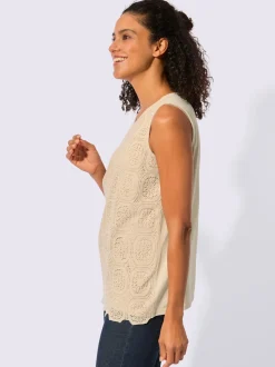 Débardeur en dentelle 80% coton