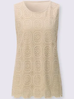 Débardeur en dentelle 80% coton