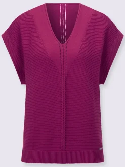 Débardeur en tricot ajouré
