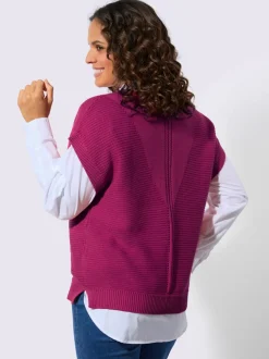 Débardeur en tricot ajouré