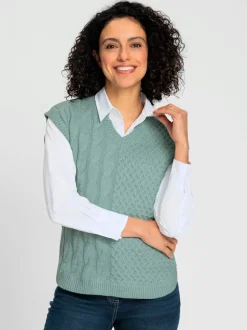 Débardeur en tricot 60% coton