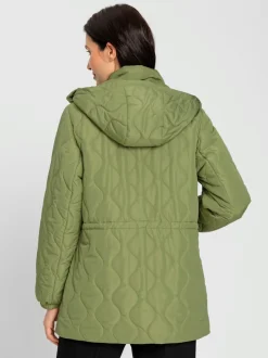 Doudoune coulisse à la taille