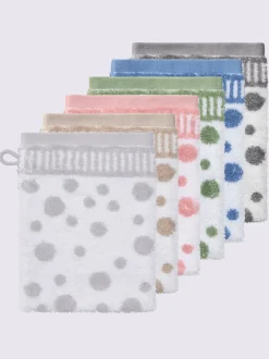 Gants de toilette et lavettes