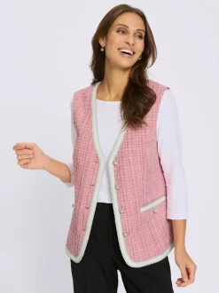 Gilet aspect bouclé