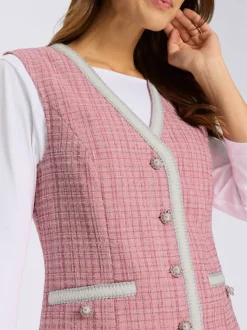 Gilet aspect bouclé