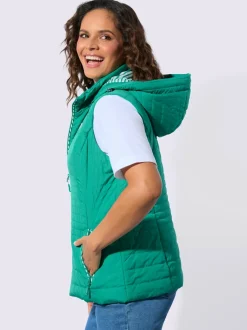 Gilet à capuche capuche amovible