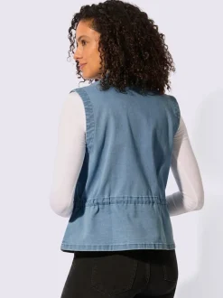 Gilet en jean coton de qualité