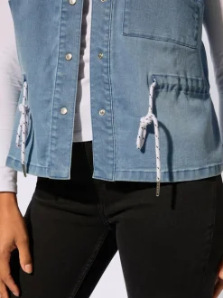 Gilet en jean coton de qualité