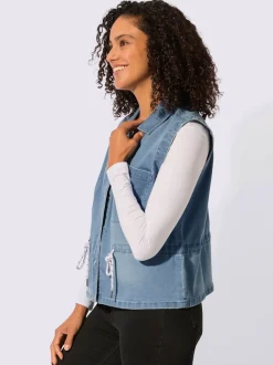 Gilet en jean coton de qualité
