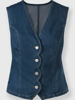 Gilet en jean qualité coton