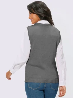 Gilet en tricot 50% coton
