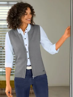Gilet en tricot 50% coton
