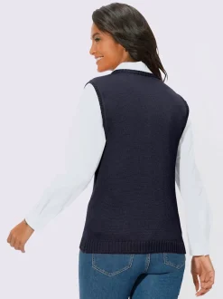 Gilet en tricot 50% coton