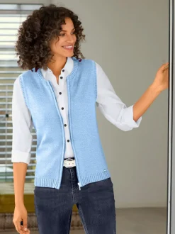 Gilet en tricot 50% coton