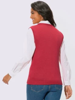Gilet en tricot 50% coton