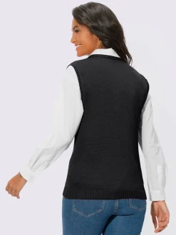 Gilet en tricot 50% coton