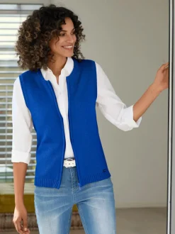 Gilet en tricot 50% coton