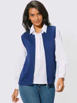 Gilet en tricot 50% coton