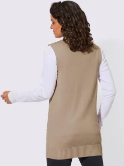 Gilet en tricot 50% coton