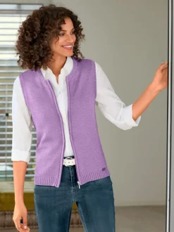 Gilet en tricot 50% coton