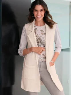 Gilet en tricot 50% coton