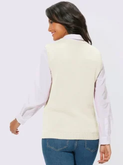 Gilet en tricot 50% coton