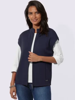 Gilet en tricot coupe décontractée aux épaules