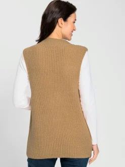 Gilet en tricot 14% laine
