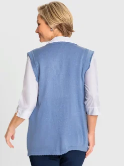 Gilet en tricot toucher très doux