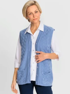 Gilet en tricot toucher très doux