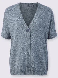 Gilet en tricot tricot chiné