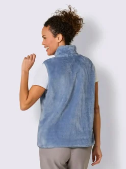 Gilet fourrure doux et chaud