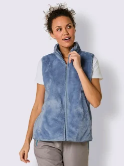Gilet fourrure doux et chaud