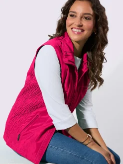 Gilet fronces affinantes