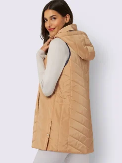 Gilet long doublée et matelassée